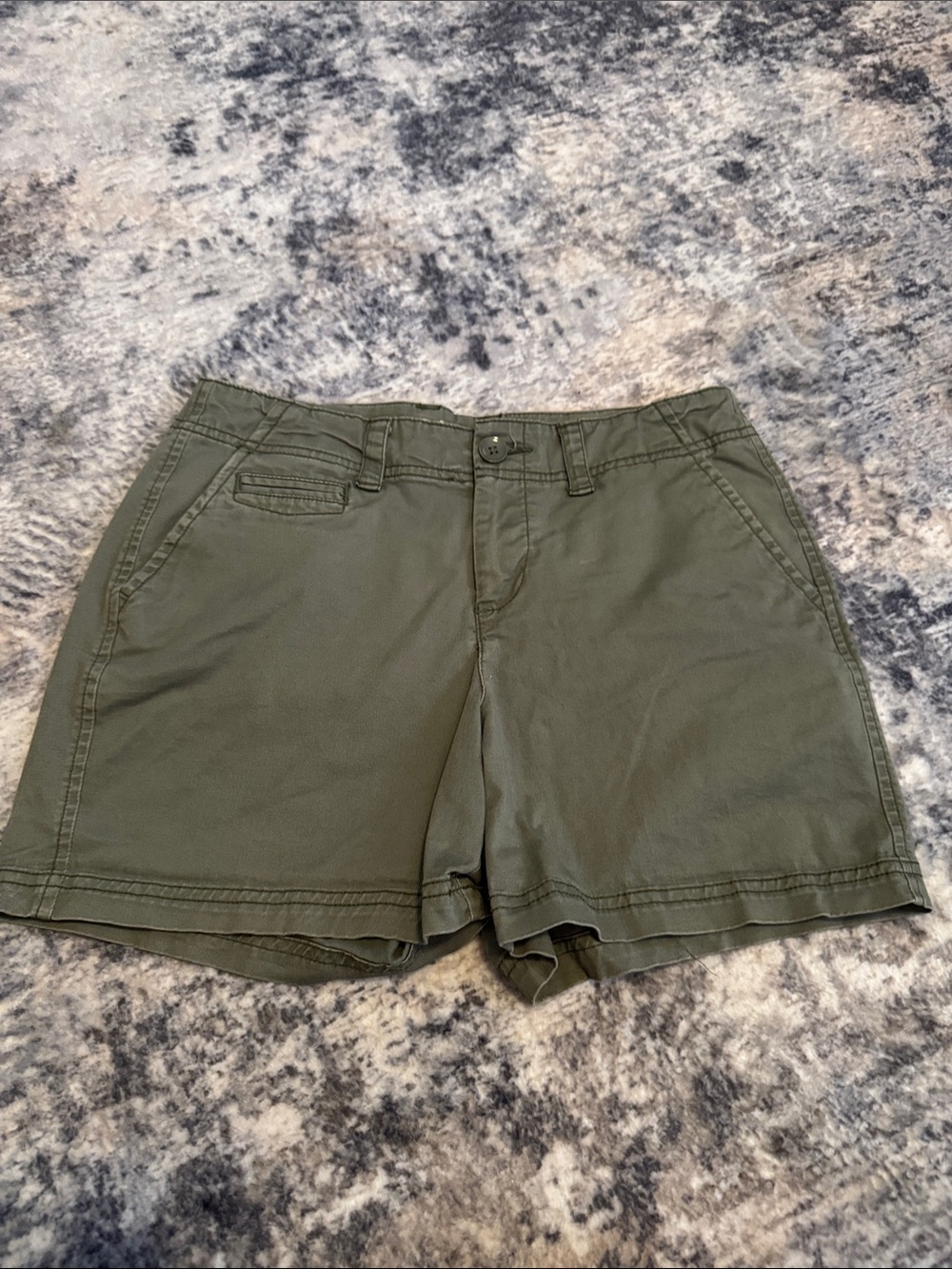 St. John's Bay Olive Green Women's Casual Shorts